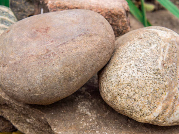 Close-up of large stones. You can use it as a textured background.